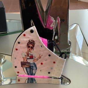 Inspired mask from my Doll Collection, reversible